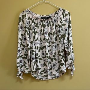 Lauren Ralph Lauren Off The Shoulder Floral Top